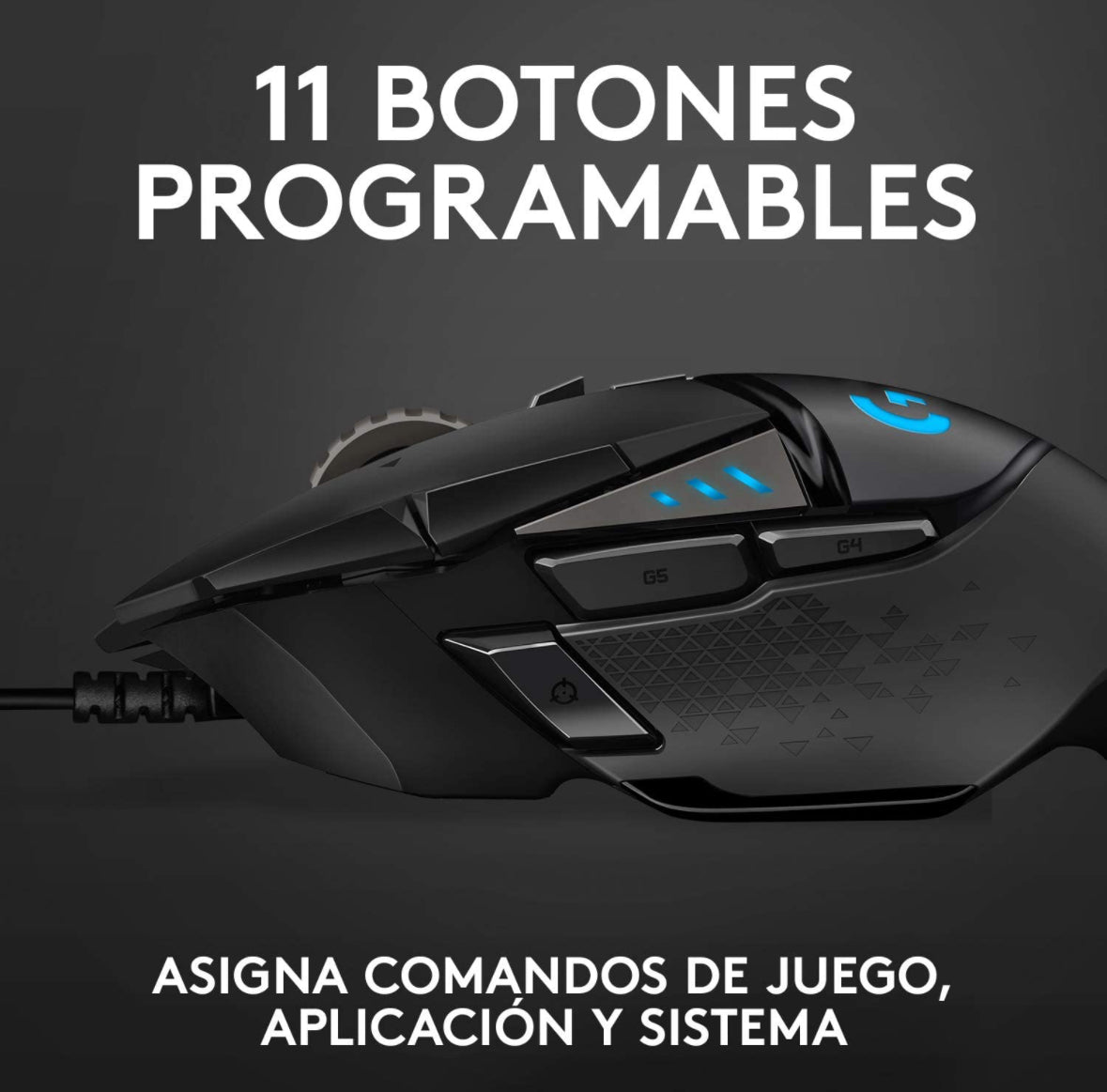 Logitech G502 Hero Mouse Gaming con Cable